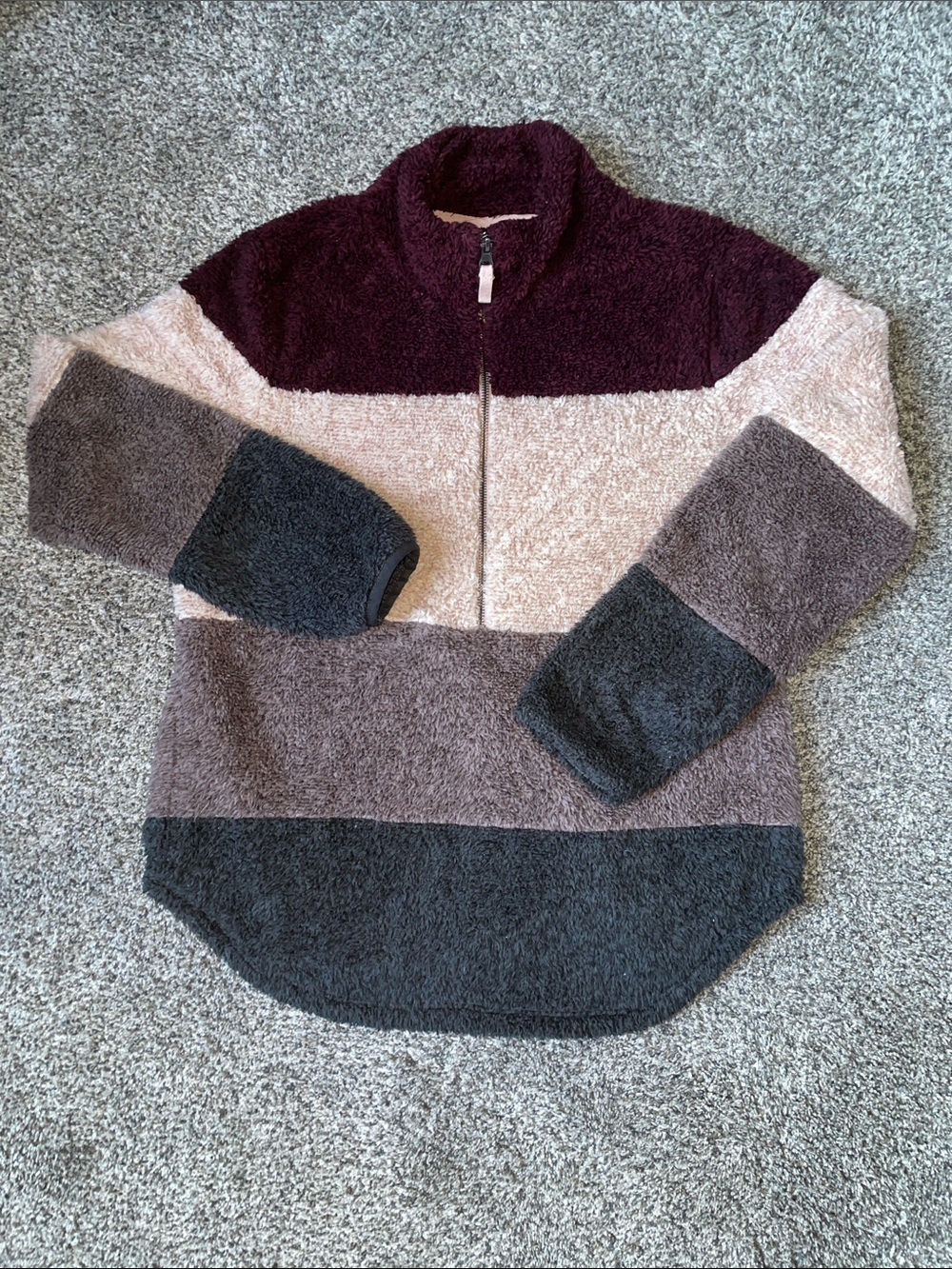 Maurices Cozy Colorblock Half-Zip Women's Sweater. Size Medium - Picture 1 of 4